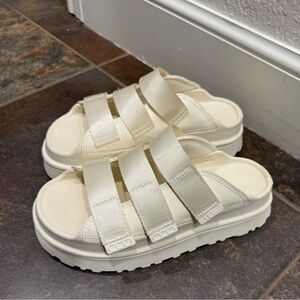 UGG Cream Strap Sandals sz7